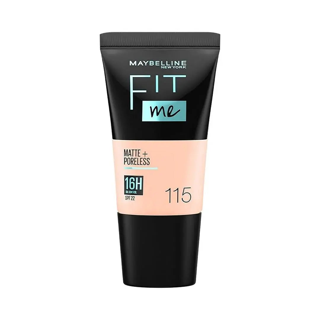 Maybelline New York Fit Me Matte + Poreless Liquid Foundation Tube -115 Ivory (18 Ml) -18 ml - Mytrendzcart