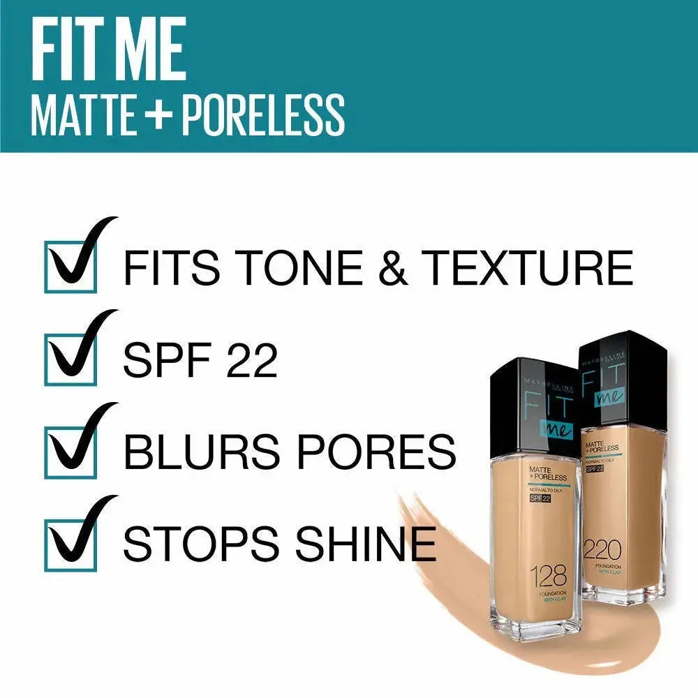 Maybelline New York Fit Me Matte + Poreless Liquid Foundation Tube -115 Ivory (18 Ml) -18 ml - Mytrendzcart