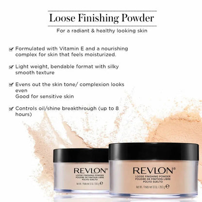 Revlon Loose Finishing Powder - Light/Medium -28.3 gm - Mytrendzcart