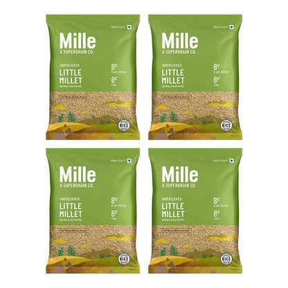 Mille Little Millet Whole Grain -Pack of 4 - 500 gm - Mytrendzcart