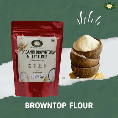 Millet Amma Organic Browntop Millet Flour -500 gm - Mytrendzcart