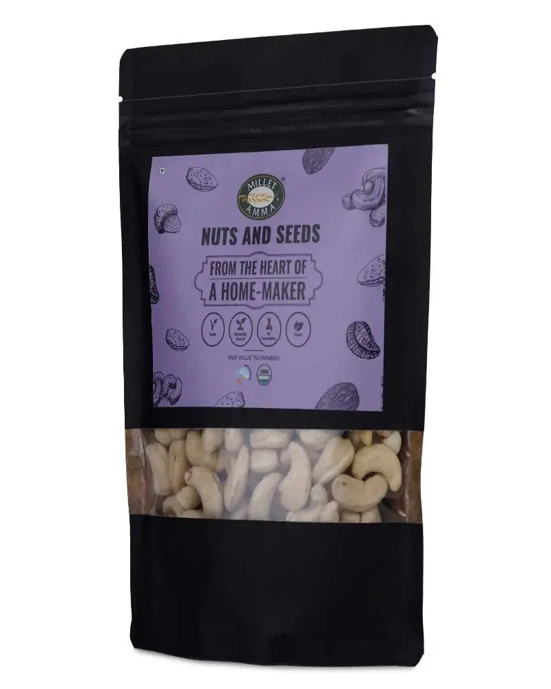 Millet Amma Organic Cashew Nuts -250 gm - Mytrendzcart