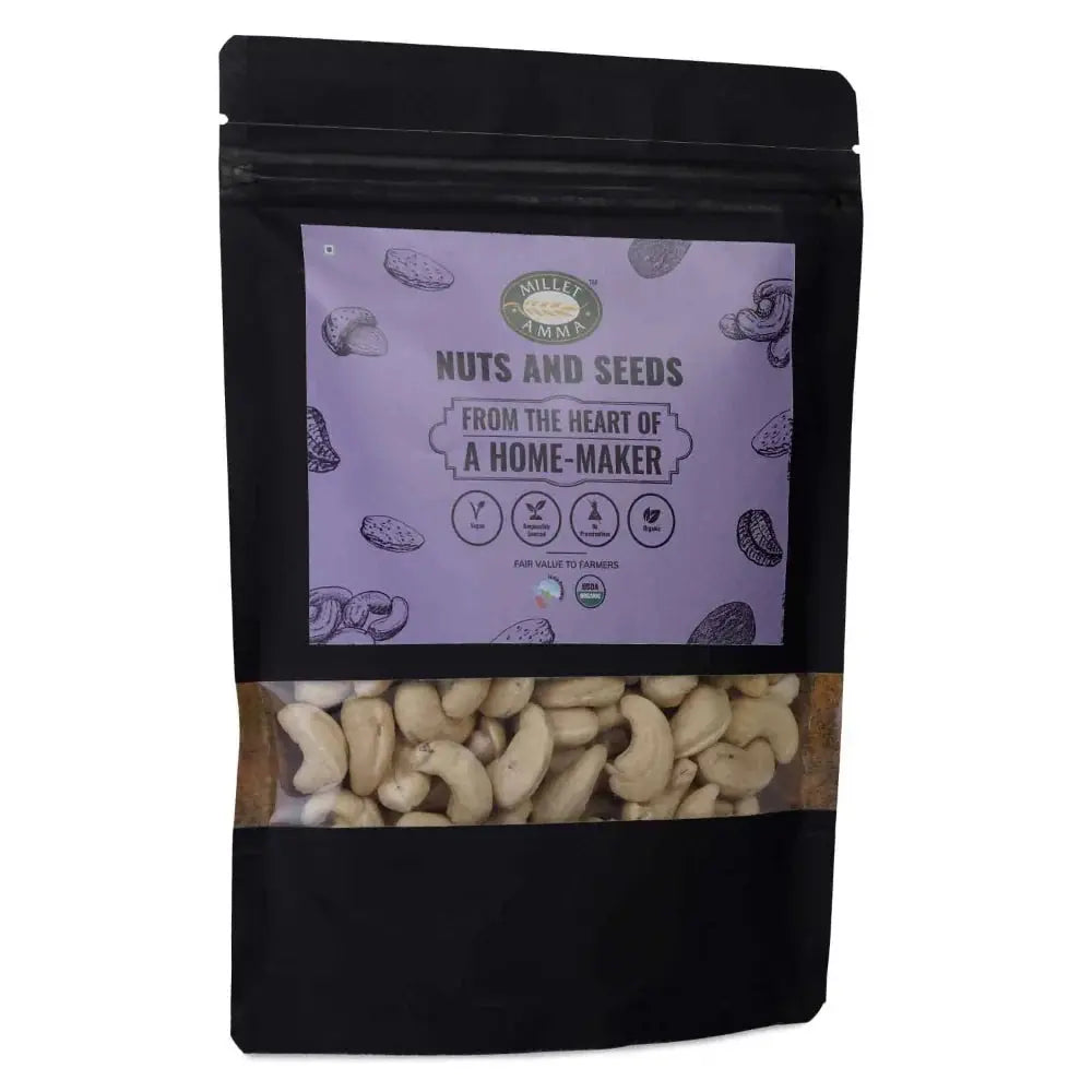 Millet Amma Organic Cashew Nuts -250 gm - Mytrendzcart