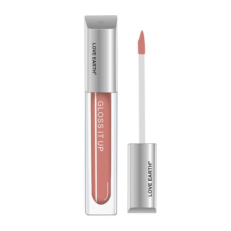 Love Earth Lip Gloss - Angel Kisses (Peach) - Mytrendzcart