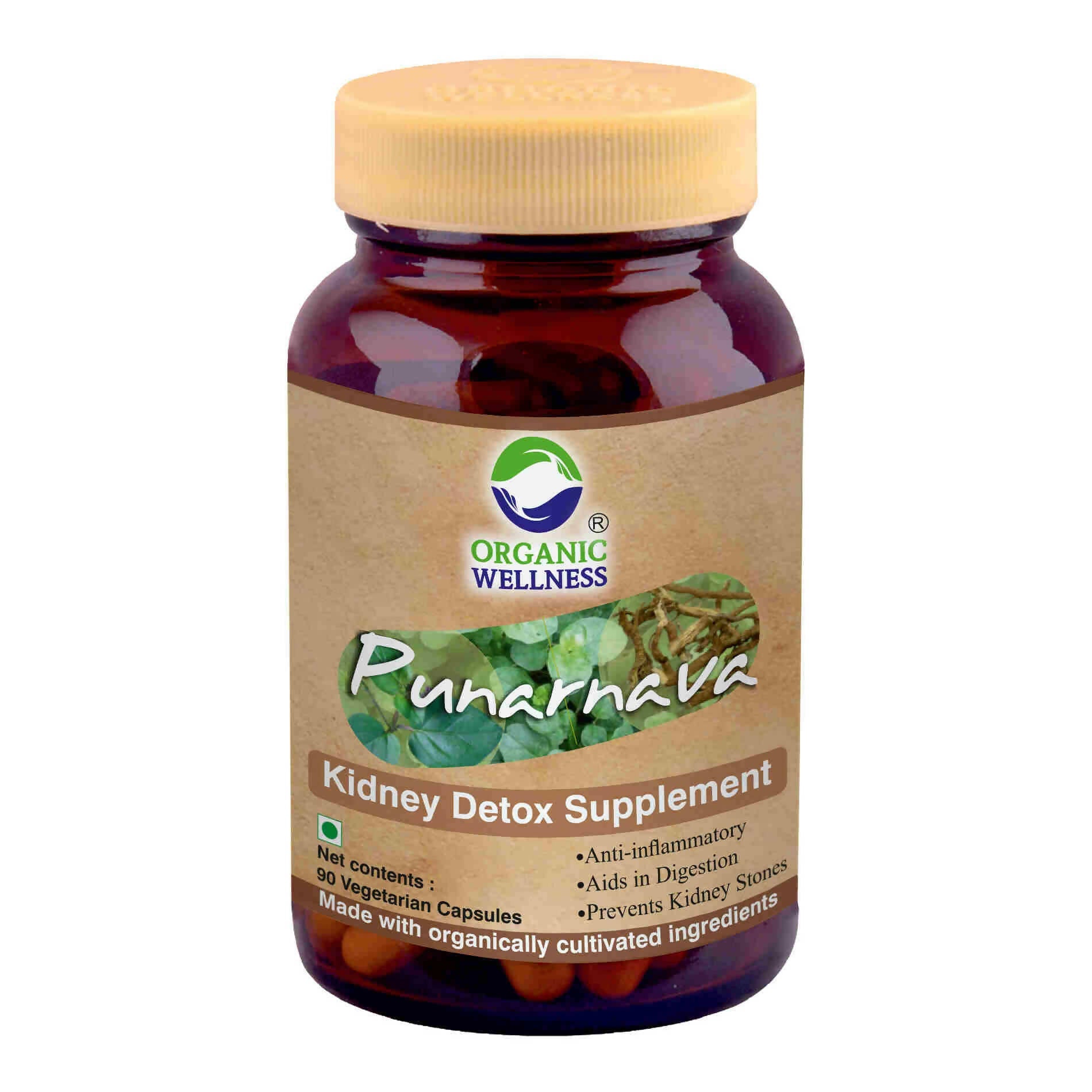 Organic Wellness Punarnava Capsules - Mytrendzcart