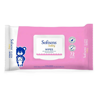 Softsens Baby Wipes -72 Wipes Mytrendzcart