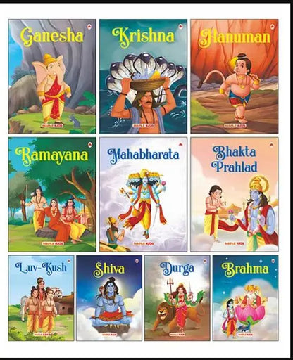 Mythology Tales Pack of 10 Books - English - Mytrendzcart