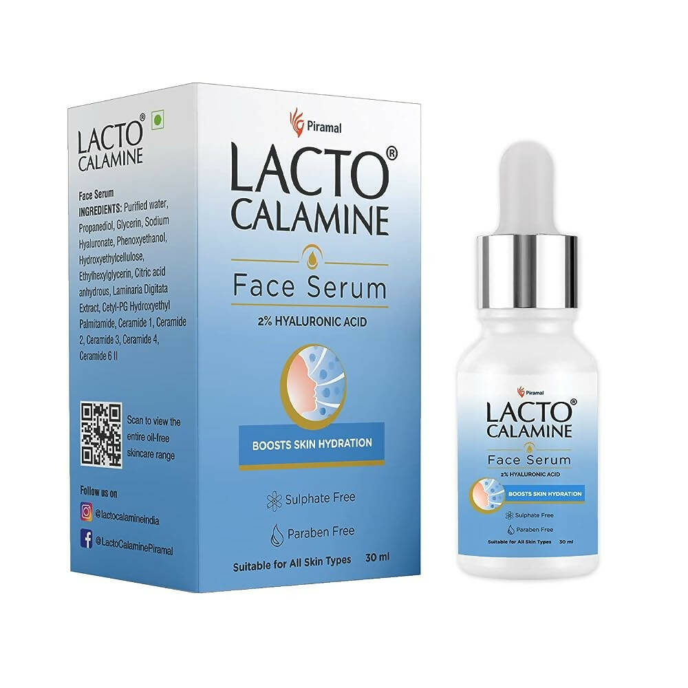 Lacto Calamine 2% Hyaluronic Acid Face Serum - Mytrendzcart