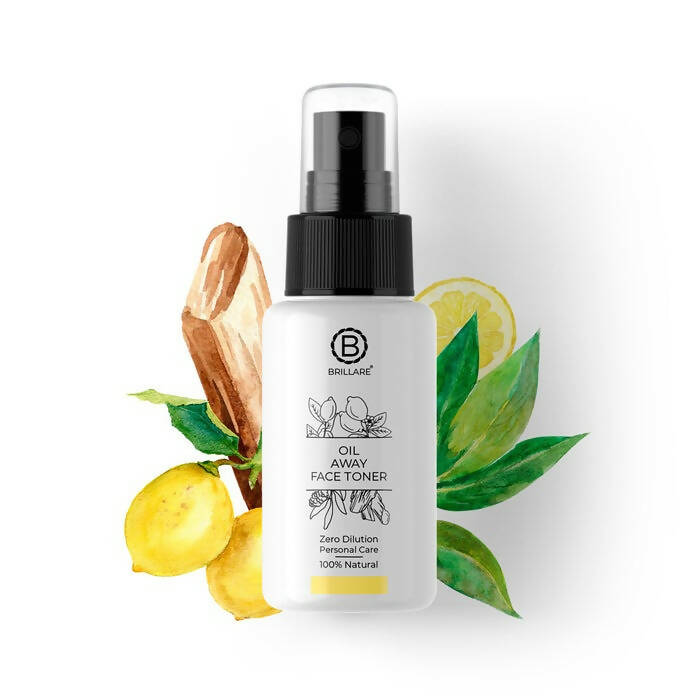 Brillare Oil Away Face Toner For With Tea Tree, Lemon & Zinc - Mytrendzcart