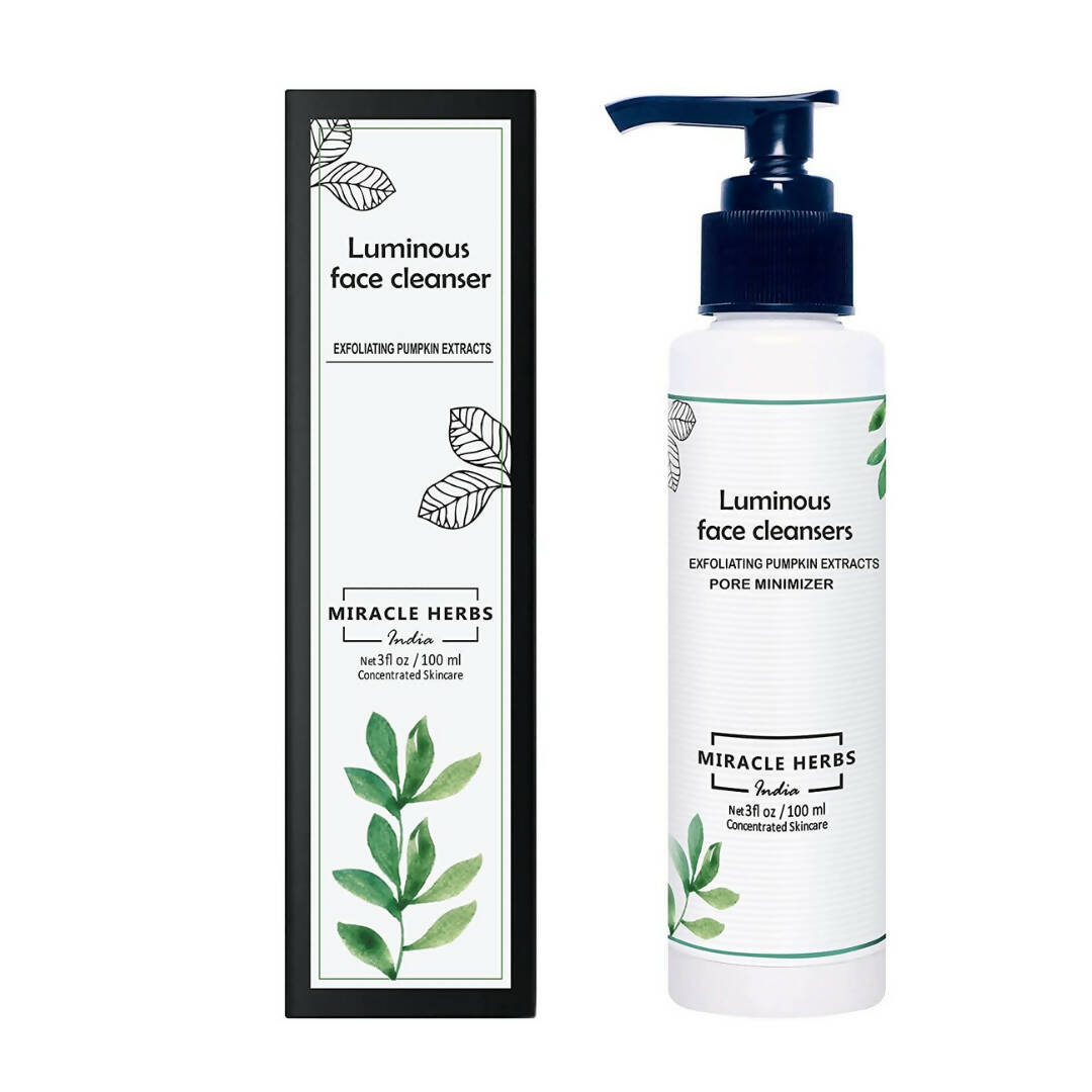 Miracle Herbs Luminous Face Cleanser Exfoliating Pumpkin Extracts - Mytrendzcart