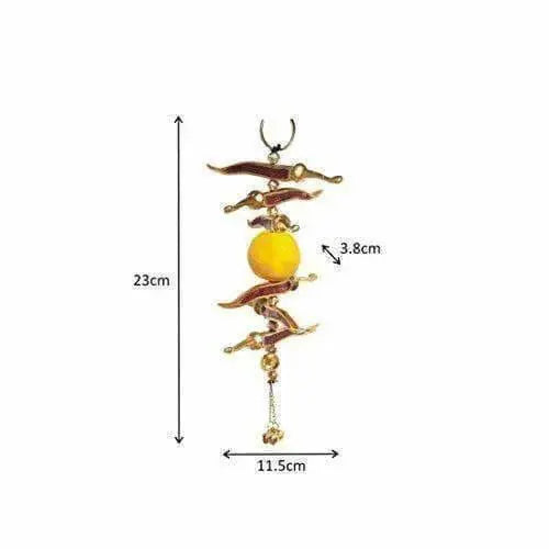 Neembu Mirch Meena Aluminium Metal Door Hanging - Mytrendzcart