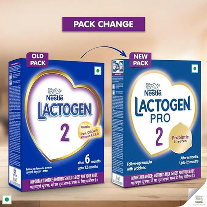 Nestlé LACTOGEN Pro 2, Follow-up Formula with Probiotic, After 6 Months Up to 12 Months, Bag-In-Box Pack, 400g - Mytrendzcart