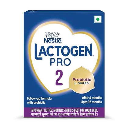 Nestlé LACTOGEN Pro 2, Follow-up Formula with Probiotic, After 6 Months Up to 12 Months, Bag-In-Box Pack, 400g - Mytrendzcart