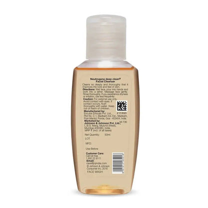 Neutrogena Deep Clean Facial Cleanser -50 ml - Mytrendzcart