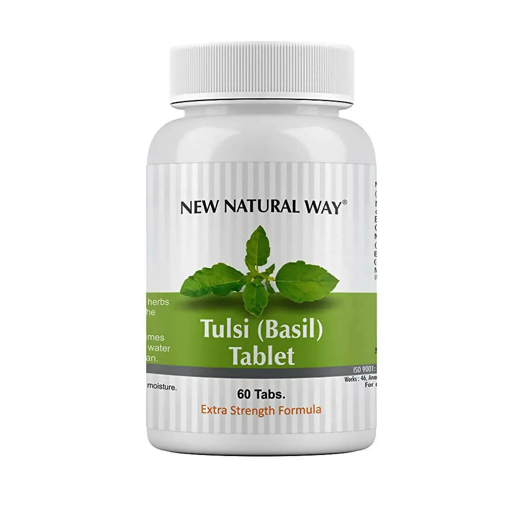 New Natural Way Tulsi (Basil) Tablets - Mytrendzcart