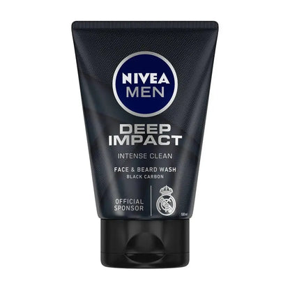 Nivea Men Deep Impact Beard & Face Wash -100 gm - Mytrendzcart