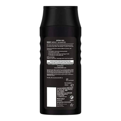 Nivea Men Deep Impact Scalp Clean Shampoo -250 ml - Mytrendzcart