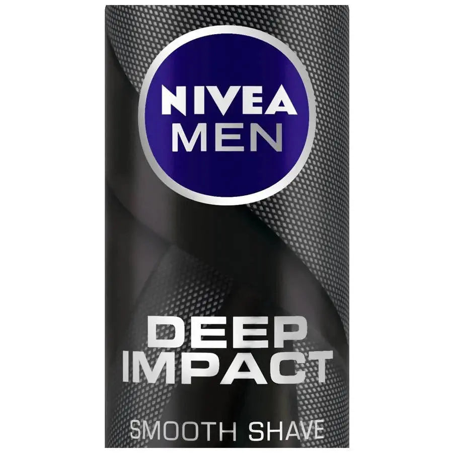 Nivea Men Deep Impact Smooth Shaving Foam -200 ml - Mytrendzcart