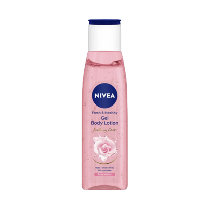 Nivea Fresh & Healthy Rose Water Gel Body Lotion Non Sticky Feel -75 ml