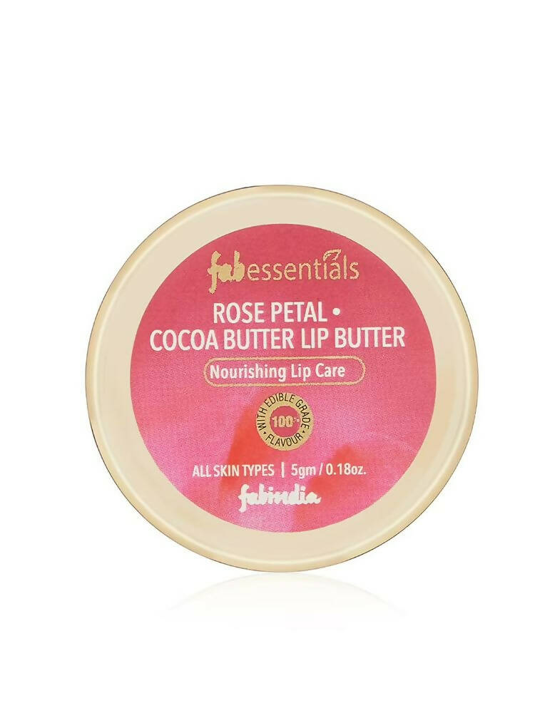 Fabessentials Rose Petal Cocoa Butter Lip Butter - Mytrendzcart