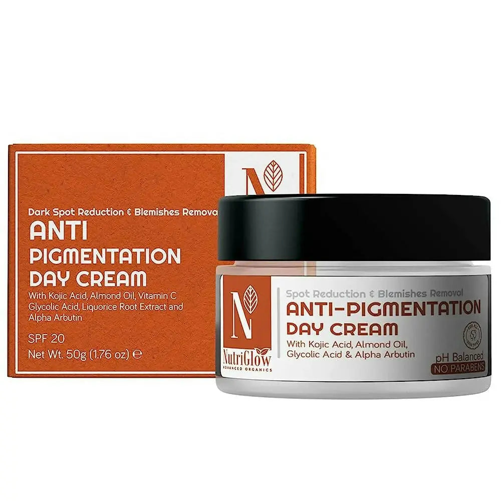 NutriGlow Advanced Organics Anti-Pigmentation Day Cream -50 gm - Mytrendzcart