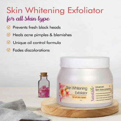 NutriGlow Skin Whitening Facial Exfoliator -300 gm - Mytrendzcart