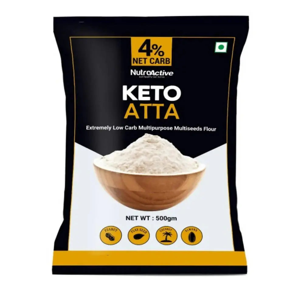 NutroActive Keto Atta -500 gm - Mytrendzcart