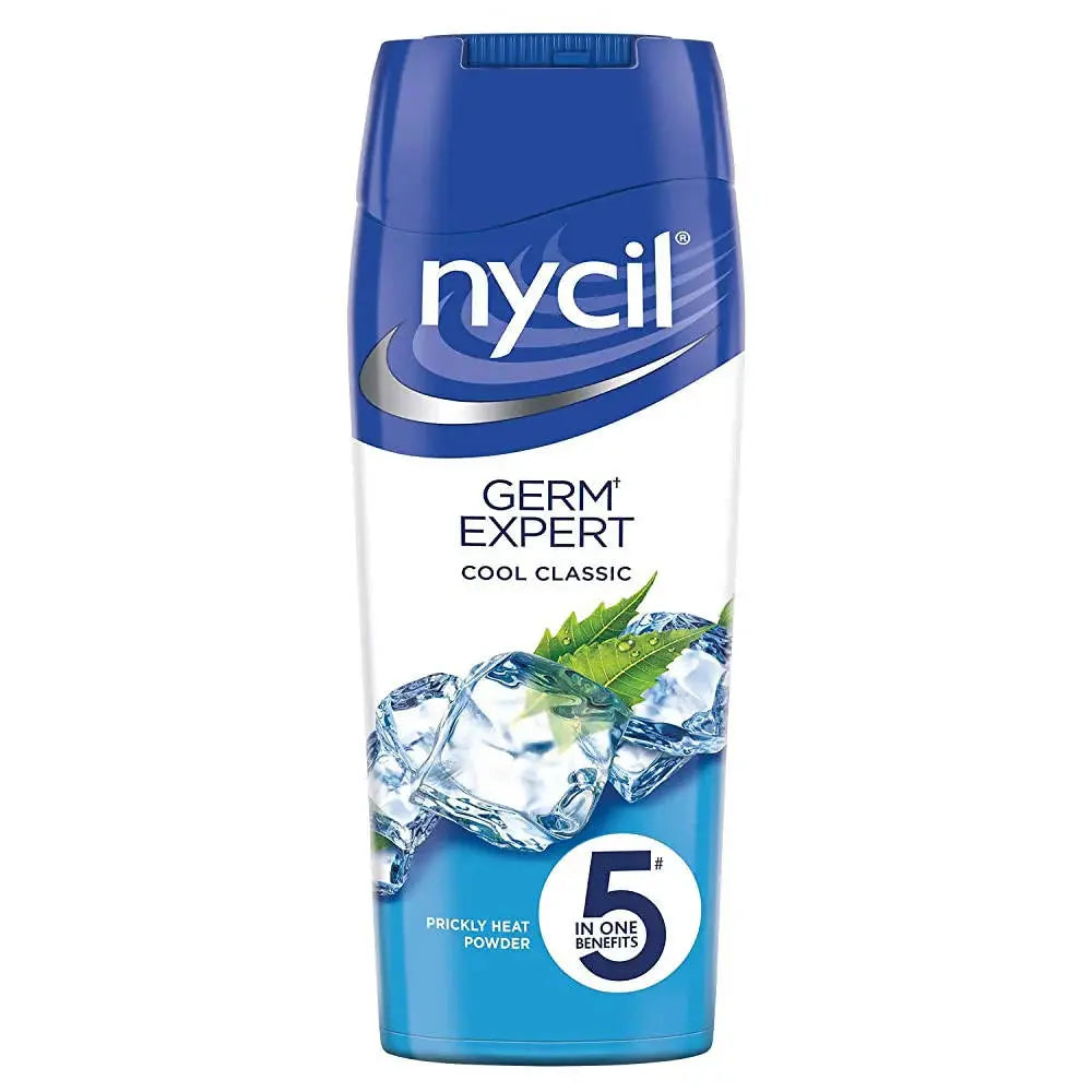 Nycil Germ Expert Cool Classic Prickly Heat Talcum Powder -150 gm - Mytrendzcart