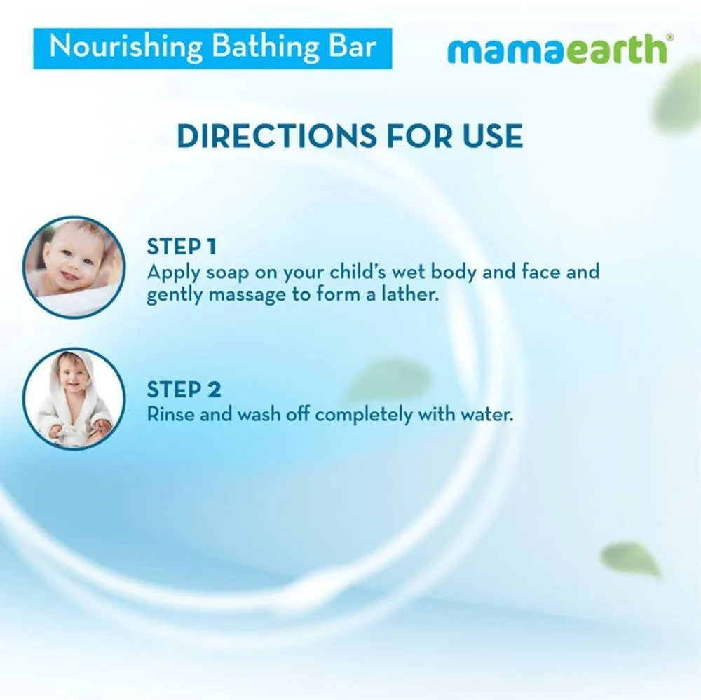 Mamaearth Nourishing Bathing Bar Soap For Kids ? ( Pack of 5) Mytrendzcart