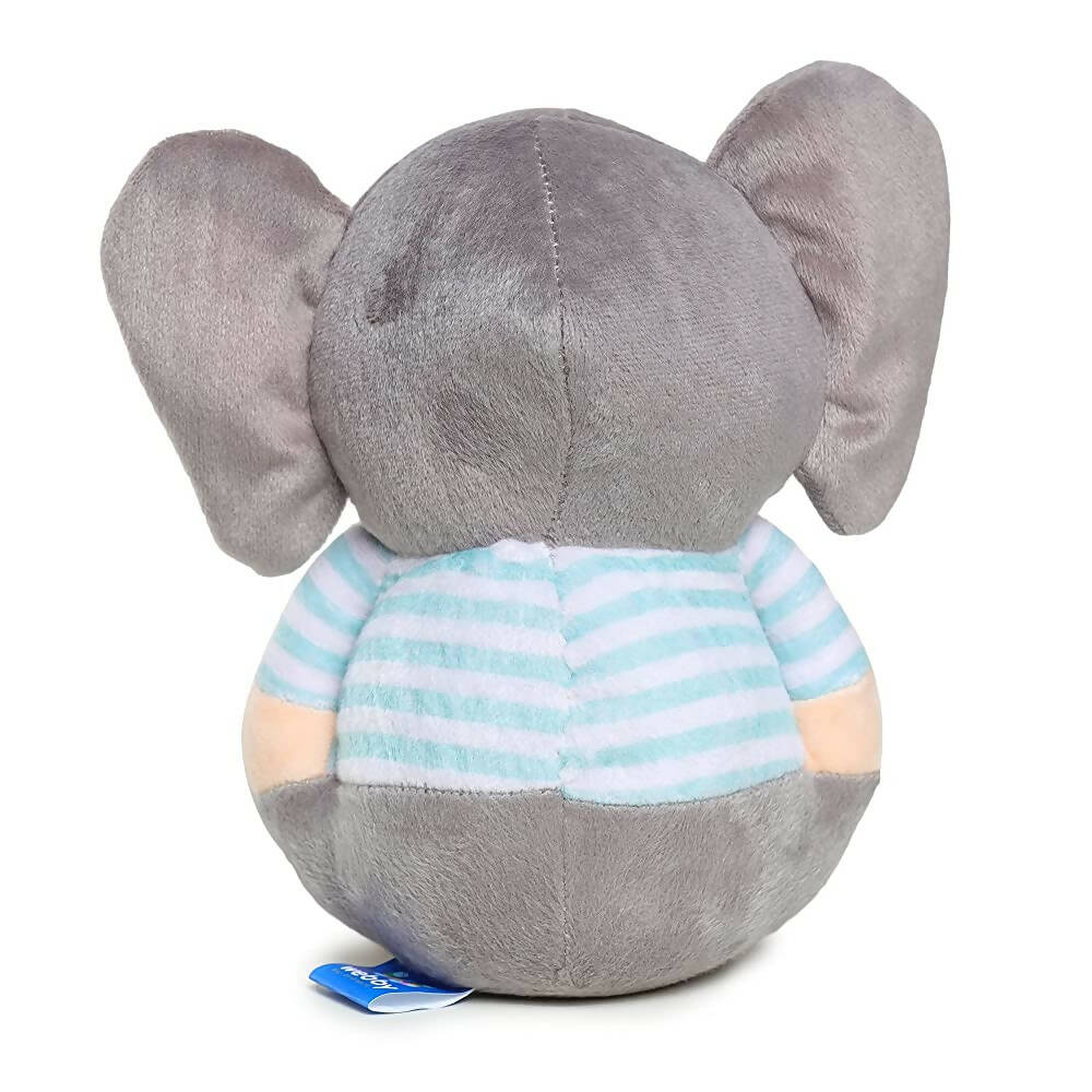 Webby Soft Animal Plush Elephant Toy 20cm-Blue Mytrendzcart