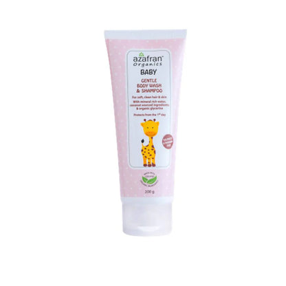 Azafran Organics Baby Gentle Body wash and Shampoo -100 gm Mytrendzcart