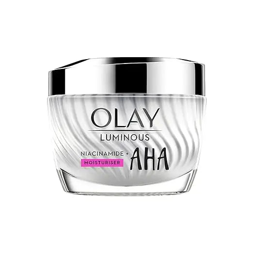 Olay AHA Face Cream with Niacinamide l Acne Spot Reduction l Even Glow & Smooth Texture l Normal, Oily, Dry & Combination Skin l Parabens & Sulphate-free l 50g - Mytrendzcart