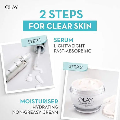 Olay Niacinamide Face Cream | Clear and Even Skin | Fights Dullness and Provides Radiant Glow| Normal, Oily, Dry, Combination Skin | Paraben and Sulphate Free | 50g - Mytrendzcart