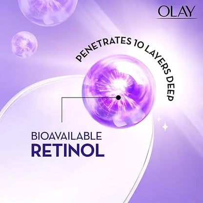 Olay Retinol Kit for Overnight Repair | Retinol Serum with Free Cleanser | Plumper, Younger looking Skin | 24h Hydration | Fragrance Free | Normal, Oily,Dry,Combination Skin | Paraben & Sulphate Free | Pack of 2 - Mytrendzcart