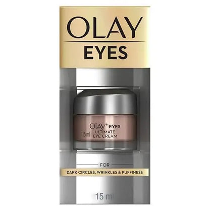 Olay Ultimate Eye Cream | Reduces Dark Circle, Wrinkles and Puffiness | With Peptides and Niacinamide l Normal, Oily, Dry & Combination Skin l Paraben & Sulphate Free | 15ml - Mytrendzcart