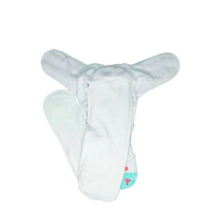 Kindermum Nano Aio Cloth Diaper With 2 Organic Cloth Insert- Seashore For Kids -Free Size Mytrendzcart