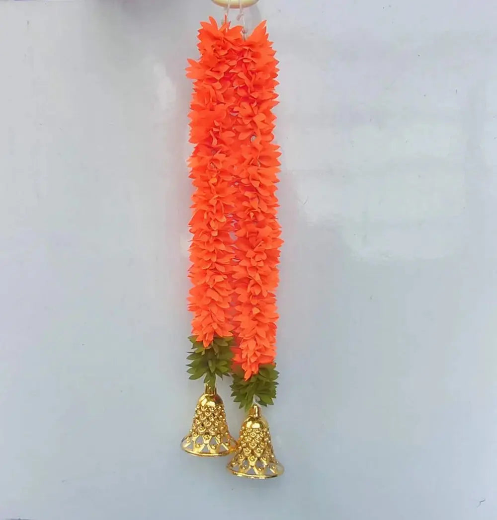 Orange Fabric Hangings -1.5ft - Mytrendzcart