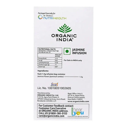 Organic India Jasmine Infusion -25 Sachets - Mytrendzcart