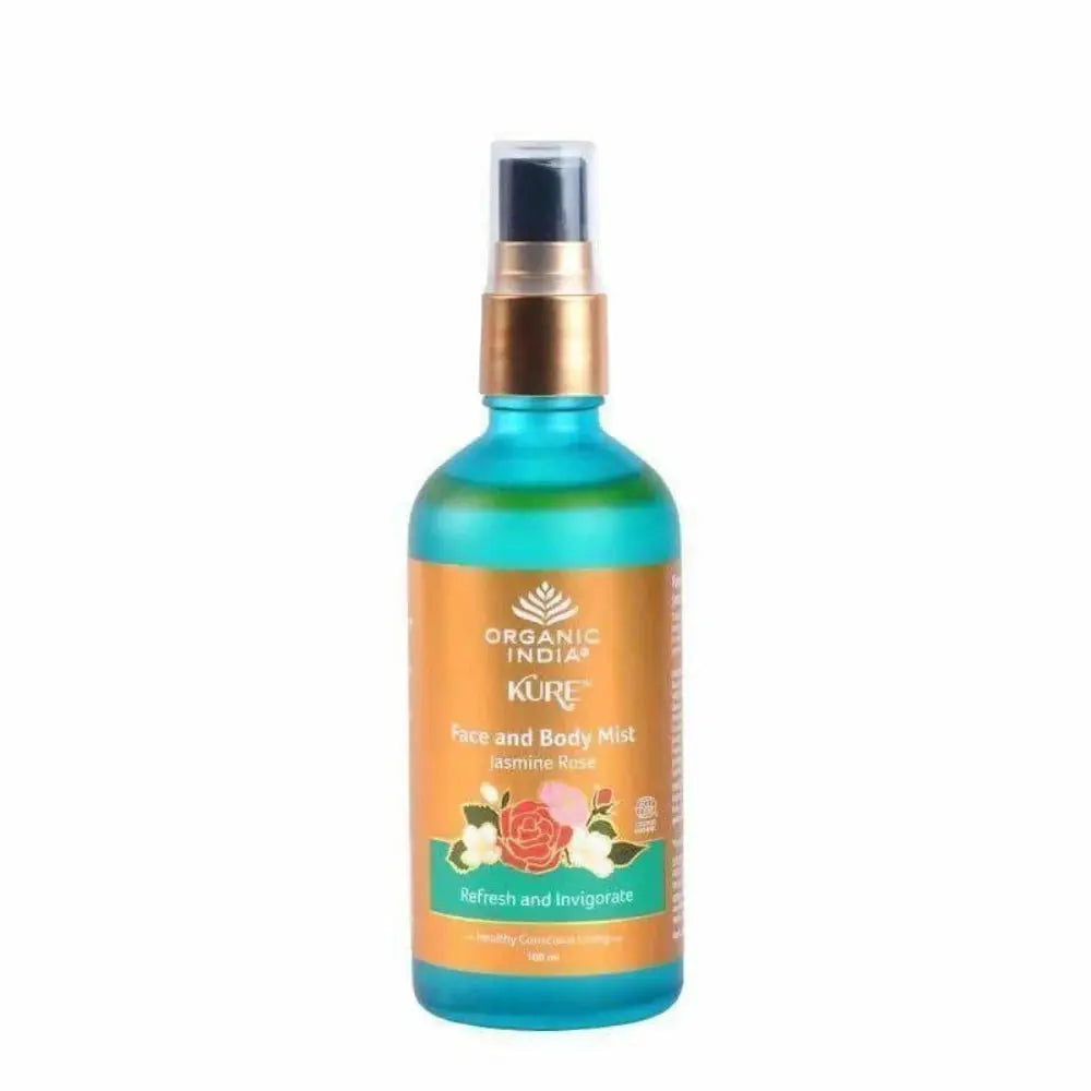 Organic India Kure Face and Body Mist Jasmine Rose -100 ml - Mytrendzcart