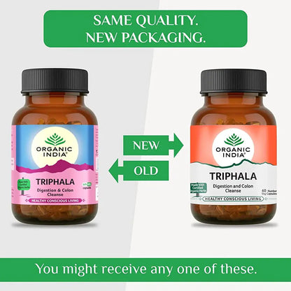 Organic India Triphala Capsules -60 Tabs - Mytrendzcart