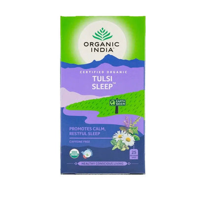 Organic India Tulsi Sleep Tea (25 Tea Bags) -Pack of 1 - Mytrendzcart