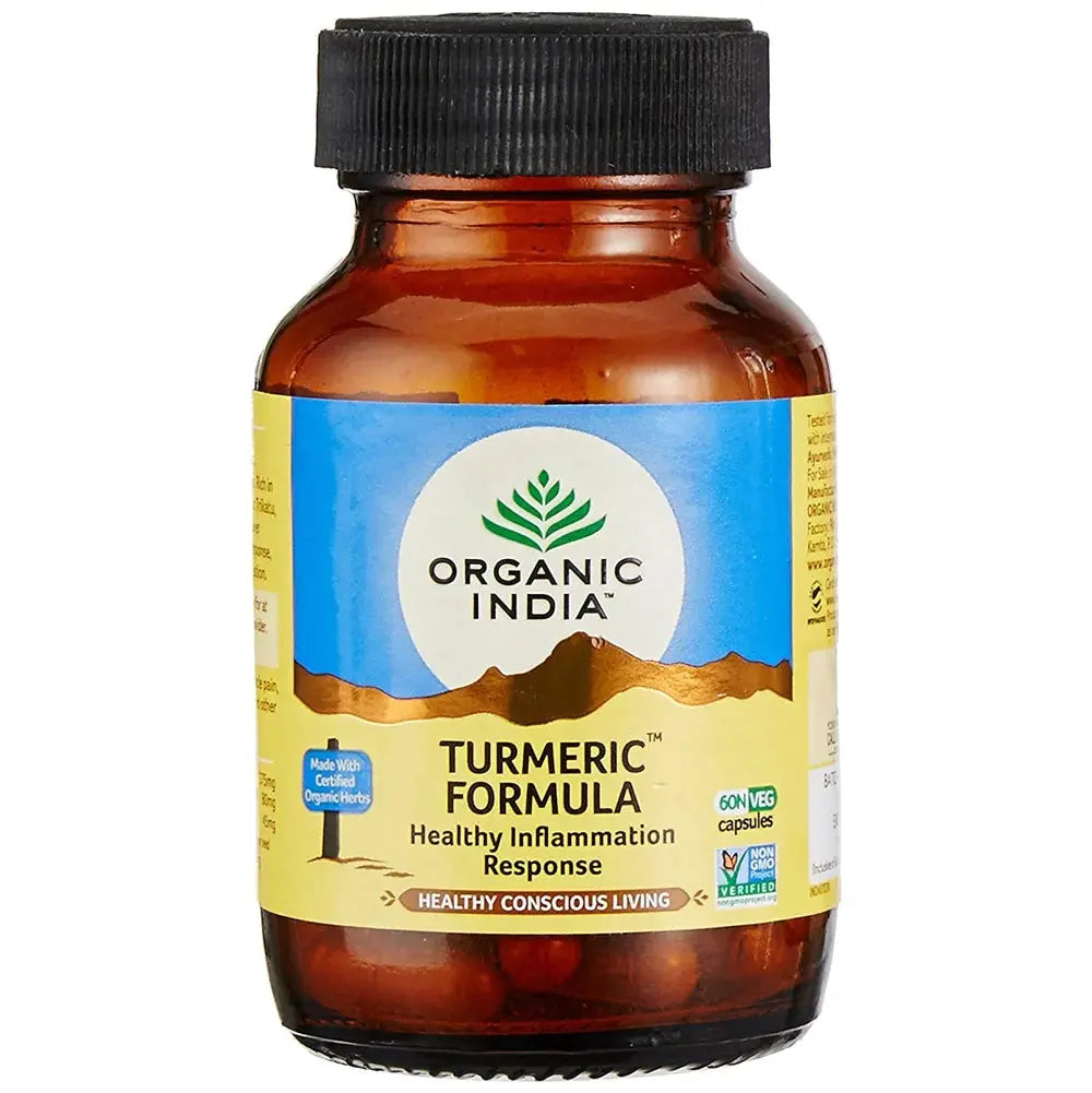 Organic India Turmeric Formula 60 Cap - Mytrendzcart