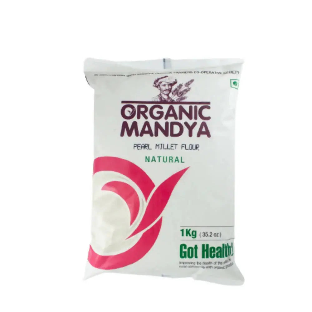 Organic Mandya Pearl Millet Flour -500 gm - Mytrendzcart