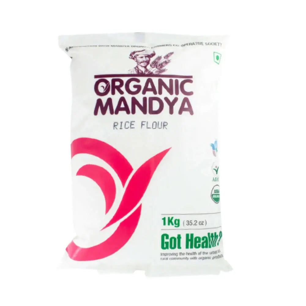 Organic Mandya Rice Flour -1 kg - Mytrendzcart