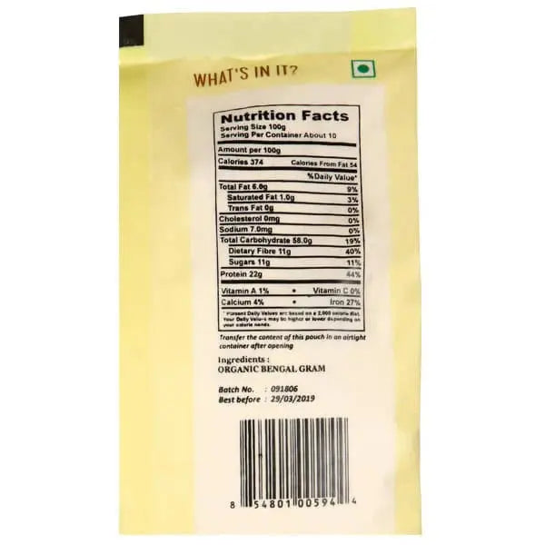 Organic Shastra Bengal Gram Flour (Besan) -1 kg - Mytrendzcart