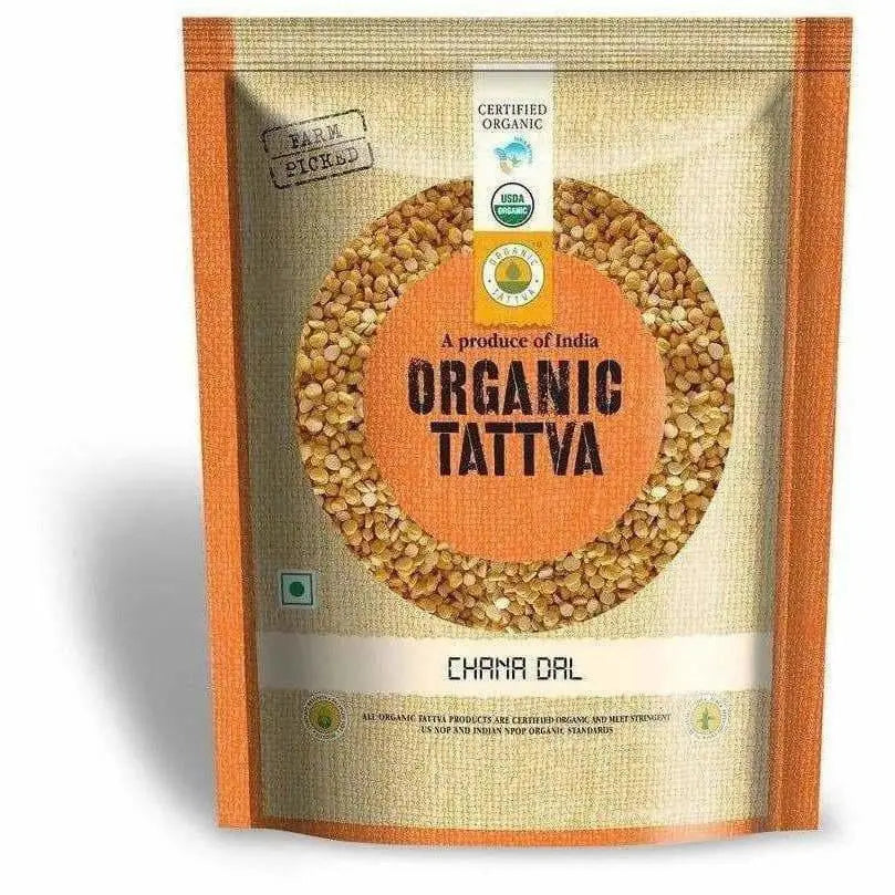 Organic Tattva Chana Dal -500 gm - Mytrendzcart