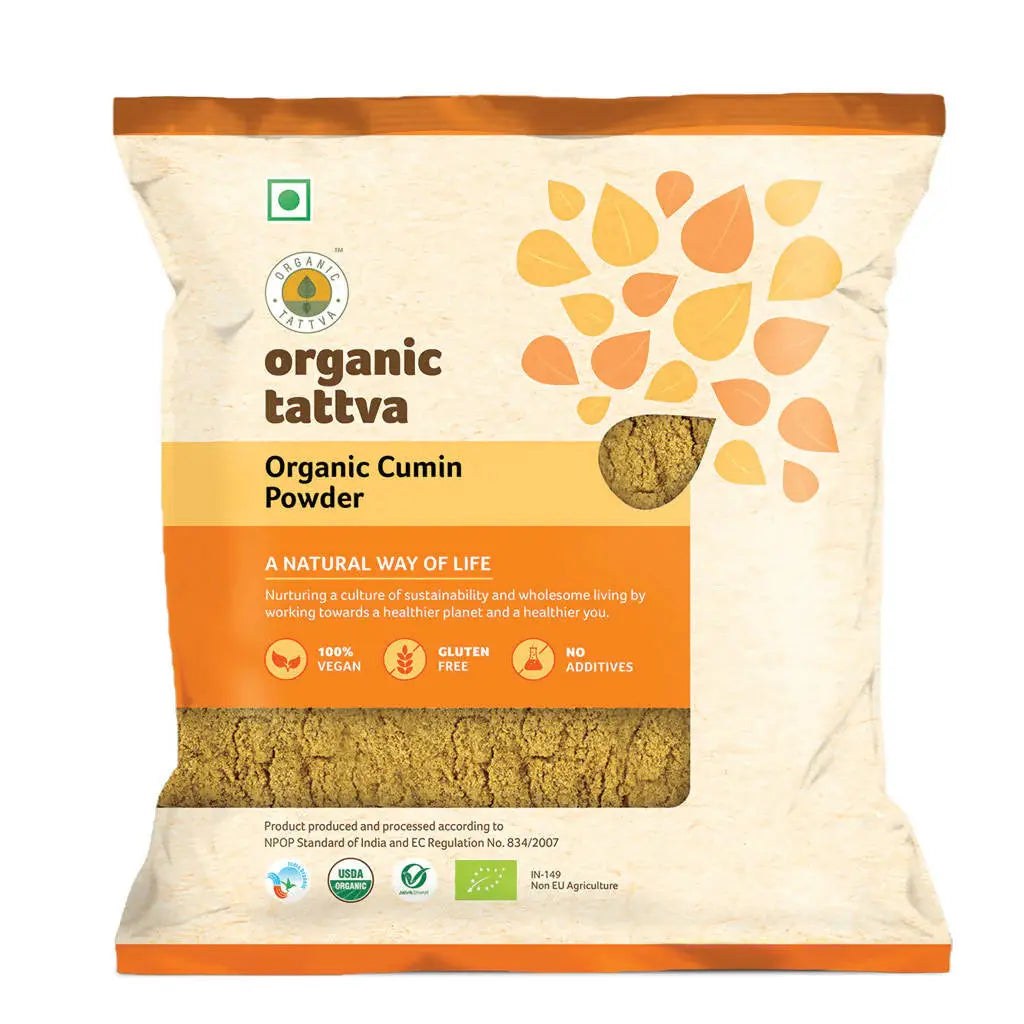 Organic Tattva Cumin Powder -100 gm - Mytrendzcart