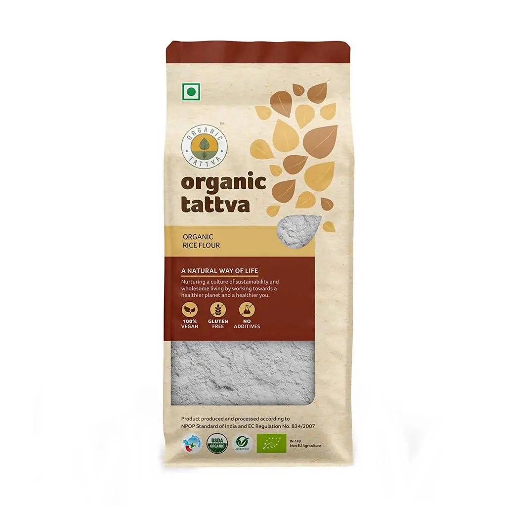 Organic Tattva Rice Flour -500 gm - Mytrendzcart