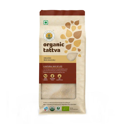 Organic Tattva Rice Rava Idli -500 gm - Mytrendzcart