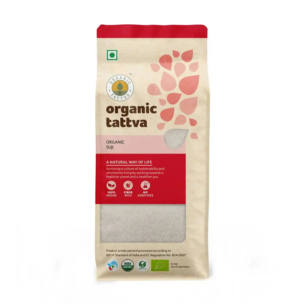 Organic Tattva Suji -500 gm - Mytrendzcart